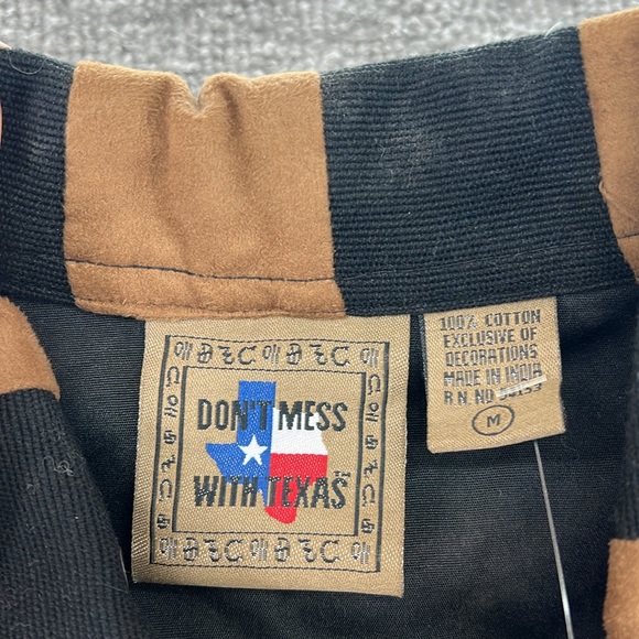 NWT Dont Mess With Texas Button Up Blazer Jacket Black Horse Equestrian Womens M - Picture 6 of 12